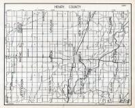Henry County Map, Iowa State Atlas 1930c